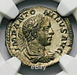 Ngc Xf. Héliogabale. Superbe Denier Vers Ad 219-220 Romaine Antique Pièce D'argent
