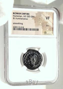 Numérien Authentique Ancien 283ad Originale Roman Coin Providentia Ngc I76323
