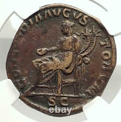 Orbiana Épouse De Severus Alexander 225ad Rome Sestertius Roman Coin Ngc I76861