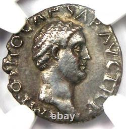 Otho Ar Denarius Silver Roman Coin 69 Ad Certifié Ngc Choice Xf (ef)