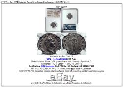 Othon Très Rare 69ad Romain Authentique Argent Ancienne Pièce De Monnaie Securitas Ngc I82503