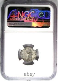 Pertinax AR Denier Pièce de monnaie romaine en argent 193 après J.-C. Certifié NGC VF Roi rare