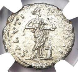Pescennius Niger Ar Denarius Roman Argent Pièce 193-194 Ad Ngc Choice Au