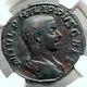 Philip Ii Comme César Original Ancien 244ad Rome Sestertius Roman Coin Ngc I68774