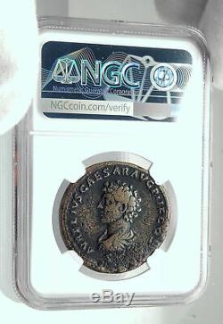 Pie & Antonin Aurelius César Marcus 140ad Romaine Antique Monnaie Ngc I79204