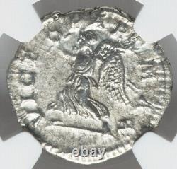 Pièce d'argent denier NGC XF Caracalla 198-217 apr. J.-C. Empire romain Rome César