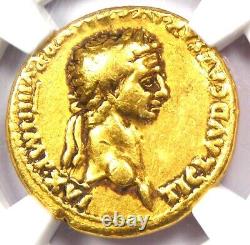 Pièce d'or romaine Claudius AV Aureus 41-54 après J.-C. certifié NGC Choice Fine