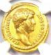 Pièce D'or Romaine Hadrian Gold Av Aureus 117-138 Ad Ngc Choice Vf + Style Fin.