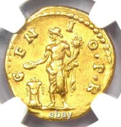 Pièce d'or romaine Hadrian Gold AV Aureus 117-138 AD NGC Choice VF + Style Fin.