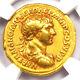 Pièce D'or Romaine Trajan Av Aureus 98-117 Ap. J.-c. Certifiée Ngc Choice Vf Rare