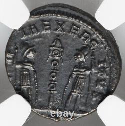 Pièce de Bi Nummus NGC MS Constantine II Caesar Fils de l'Empire romain 337-340 après J.-C., Meilleure cote
