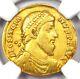 Pièce De Monnaie Romaine En Or Julian Ii Av Solidus 360-363 Ad. Certifiée Ngc Fine Rare Dirigeant