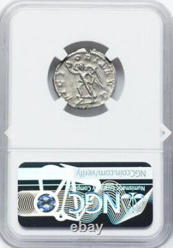 Pièce de monnaie double denier de l'Empire romain Trajan Decius Caesar, NGC Ch VF 249-251, Rome.