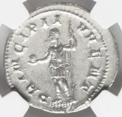 Pièce de monnaie en argent NGC Ch XF Philip II Arab 247-249 après J.-C., Empire romain AR Double Denarius.