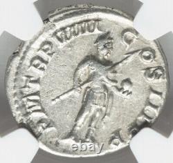Pièce de monnaie en argent NGC XF Severus Sev Alexandre 222-235 apr. J.-C. Empire romain César Denier
