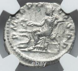 Pièce de monnaie en argent NGC XF Severus Sev Alexandre 222-235 après J.-C. Empire romain César Denier