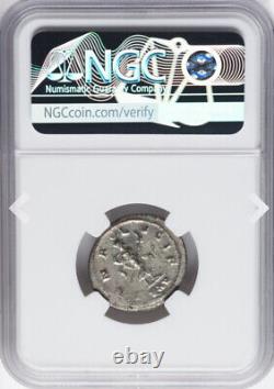 Pièce de monnaie en argent de double denier de l'empire romain NGC Ch AU Caesar Gallienus 253-268 après J.-C.