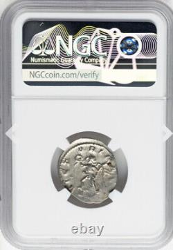 Pièce de monnaie en argent denier de l'Empire romain Trajan Decius Caesar NGC AU 249-251, TRÈS BIEN CONSERVÉ