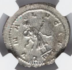 Pièce de monnaie en argent double denier de l'Empire romain NGC Ch AU Caesar Gallienus 253-268 après J.-C.