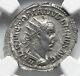 Pièce De Monnaie En Argent Rare De L'empire Romain, Trajan Decius César Denarius, Ngc Ch Xf 249-251 Après J.-c.
