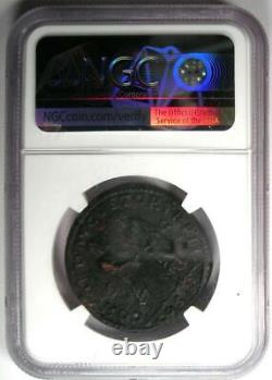 Pièce de monnaie en cuivre AE Sestertius de l'empereur romain Lucius Verus, datée de 161 ap. J.-C., certifiée NGC Choice XF.