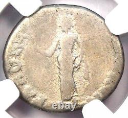 Pièce de monnaie romaine ancienne en argent Otho AR Denarius 69 apr. J.-C. certifiée NGC VG (Très Bon)