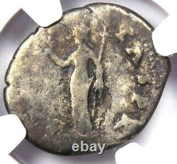 Pièce de monnaie romaine antique en argent Otho AR Denarius 69 après J.-C. Certifié NGC Fine Rare