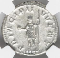 Pièce de monnaie romaine denier de l'Empire romain NGC XF Philip II, fils de I l'Arabe 247-249 après J.-C.