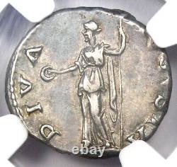 Pièce de monnaie romaine en argent Galba AR Denarius 68 AD NGC Choice XF (EF) 5/5 Surfaces