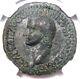 Pièce De Monnaie Romaine En Cuivre Gaius Caligula Ae As De 37-41 Après J.-c. Certifiée Ngc Xf (ef)