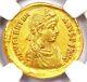 Pièce De Monnaie Romaine En Or Valentinien Ii Solidus Av En Or 375 Après J.c., Certifiée Ngc Choice Xf