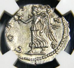 Pièce romaine 193-211 Septimius Severus/Laodicée Denier d'argent NGC Choix XF