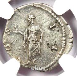 Pièce romaine en argent AR Denarius de Marcus Aurelius 139-161 après J.-C. Certifié NGC Ch VF