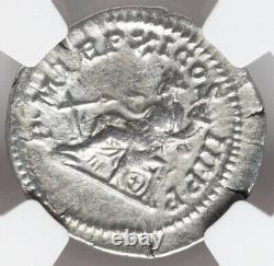 Pièce romaine en argent NGC Ch VF Sept. Severus 193-211 AD Rome Empire Romain HAUTE QUALITÉ