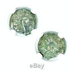 Ponce Pilate Bronze Prutah Pièce De Monnaie Sous L'empereur Tibère Ngc Certifié, Et Histoire