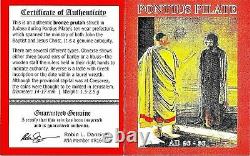 Ponce Pilate Bronze Prutah Pièce Sous L'empereur Tibère Ngc Certifié, & Histoire