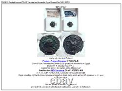 Probus Original Ancien 278ad Tetradrachme Alexandrie Egypte Roman Coin Ngc I81534