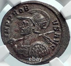 Probus Sur Horse Ancien Authentique 279ad Rome Véritable Roman Coin Ngc I81840