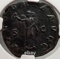 Pupienus Ancient 238ad Rome Sestertius Rare Roman Coin Victoire Ngc Xf I66905