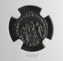 Rare Monnaie Londonienne Ancienne Pièce Romaine 337 340 Ad Constantin II César Ngc Au