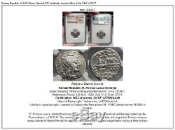 République Romaine 125bc Rome Antique Authentique Citoyen Law Argent Monnaie Ngc I59857