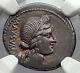République Romaine 75bc Rome Liberty Venus Cupid Antique Argent Monnaie Ngc Chvf I60165