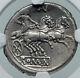 République Romaine Authentique Antique 194bc Rome Silver Coin Diana Chariot Ngc I86039