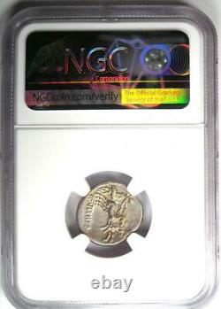 République Romaine C. Cl. Pulcher Ar Denarius Silver Coin 110 Bc Certifié Ngc Xf