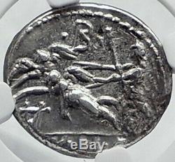 République Romaine Jules Cesar Ancienne Famille Silver Coin Venus Cupids Ngc I81722
