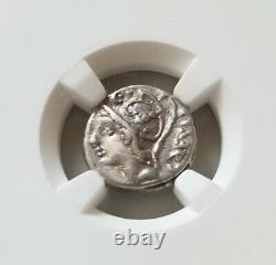 République Romaine Jules César Denier 103bc Ngc Ch Vf Ancient Silver Coin