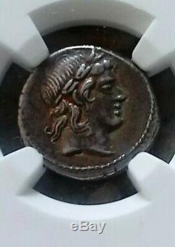 République Romaine L. Censorinus Denarius Ngc Choice Xf 5/4 Pièce D'argent Ancienne