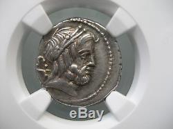 République Romaine L. Procilius C. 80 Bc Ar Denarius Ngc Xf Ancient Silver Coin