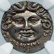 République Romaine Medusa & Aurora Ancient Silver Roman 47bc Rome Coin Ngc I88366