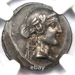 République Romaine Q. Titius Ar Denarius Pegasus Coin 90 Bc Certifié Ngc Xf (ef)